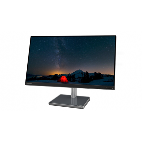 Lenovo L28u-35 - LED monitor - 28" - 3840 x 2160 4K @ 60 Hz - IPS - 300 cd/m² - 1000:1 - 4 ms - 2xHDMI, DisplayPort - speakers - raven black - 5