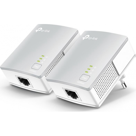 TP-Link TL-PA4010 KIT - Powerline adapter kit - HomePlug AV (HPAV) - wall-pluggable (pack of 2) - 0