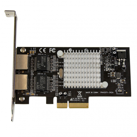 StarTech.com Dual Port PCI Express (PCIe x4) Gigabit Ethernet Server Adapter - 2 Port Network Card - Intel i350 NIC - GbE Network Card (ST2000SPEXI) - Network adapter - PCIe 2.1 x4 - Gigabit Ethernet x 2 - 3