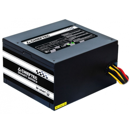 Chieftec Smart Series GPS-400A8 - Power supply (internal) - ATX12V 2.3 - 80 PLUS - AC 230 V - 400 Watt - active PFC - black - 1