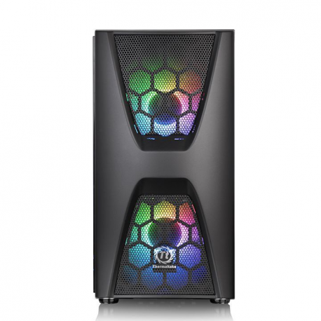 Thermaltake Commander C34 TG - ARGB Edition - tower - ATX - windowed side panel (tempered glass) - no power supply (PS/2) - black - USB/Audio - 1
