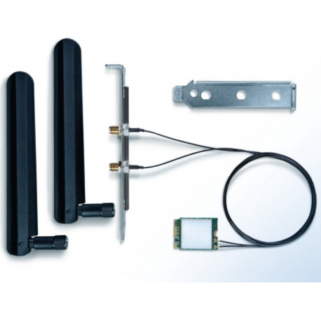 Intel Wi-Fi 6 AX200 - Network adapter - M.2 2230  /  M.2 1216 - Bluetooth 5.0, 802.11ax (Wi-Fi 6) - 1