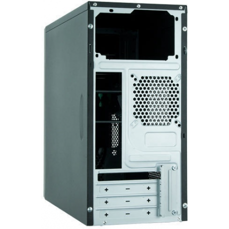 Chieftec Elox Series HO-12B - Tower - micro ATX - no power supply - black - USB/Audio - 3