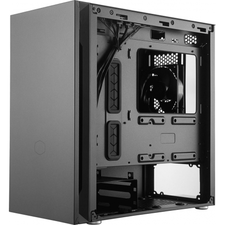 Cooler Master Silencio S400 - Tower - micro ATX - no power supply (ATX / PS/2) - black - USB/Audio - 5