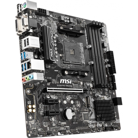 Mainboard|MSI|AMD B450|SAM4|MicroATX|2xPCI-Express 2.0 1x|1xPCI-Express 3.0 16x|1xM.2|Memory DDR4|Memory slots 4|1x15pin D-sub|1