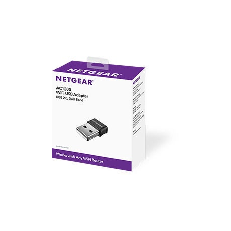 NETGEAR A6150 - Network adapter - USB 2.0 - 802.11ac - 1