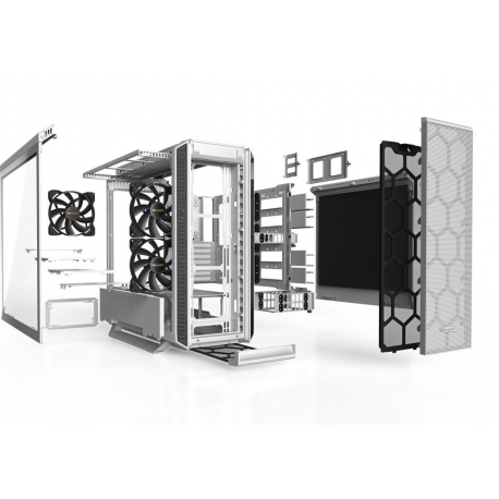 Case|BE QUIET|Silent Base 802 Window White|MidiTower|Not included|ATX|EATX|MicroATX|MiniITX|Colour White|BGW40