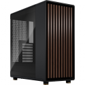 Fractal Design North - Mid tower - ATX - windowed side panel (tinted glass) - no power supply (ATX) - charcoal black - USB / Audio