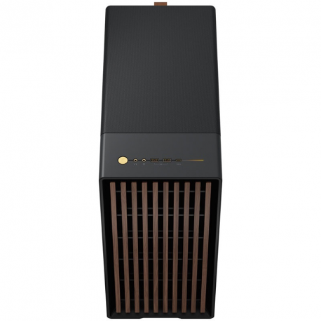 Fractal Design North - Mid tower - ATX - windowed side panel (tinted glass) - no power supply (ATX) - charcoal black - USB / Audio - 5