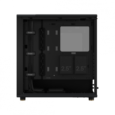 Fractal Design North - Mid tower - ATX - windowed side panel (tinted glass) - no power supply (ATX) - charcoal black - USB / Audio - 13