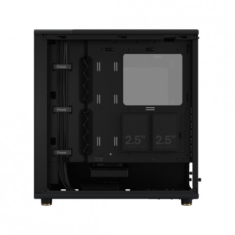 Fractal Design North - Mid tower - ATX - windowed side panel (tinted glass) - no power supply (ATX) - charcoal black - USB / Audio - 14
