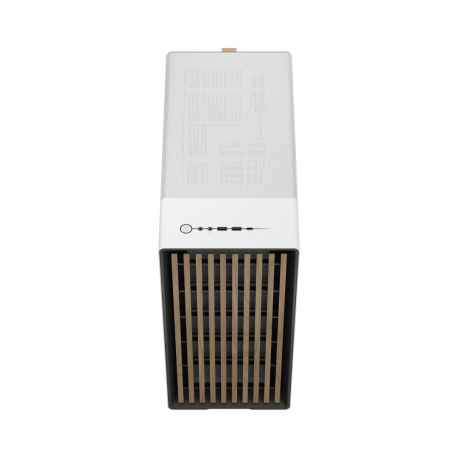 Fractal Design North - Mid tower - ATX - windowed side panel (tempered glass) - no power supply (ATX) - chalk white - USB / Audio - 14