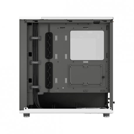 Fractal Design North - Mid tower - ATX - windowed side panel (tempered glass) - no power supply (ATX) - chalk white - USB / Audio - 29