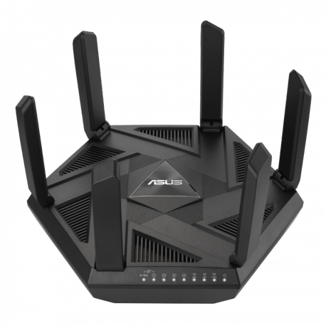 ASUS RT-AXE7800 - Wireless router - 4-port switch - GigE, 2.5 GigE, 802.11ax (Wi-Fi 6E) - WAN ports: 2 - 802.11a / b / g / n / ac / ax (Wi-Fi 6E) - Multi-Band - 7