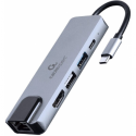 Cablexpert A-CM-COMBO5-04 - Docking station - USB-C 3.1 - HDMI - GigE
