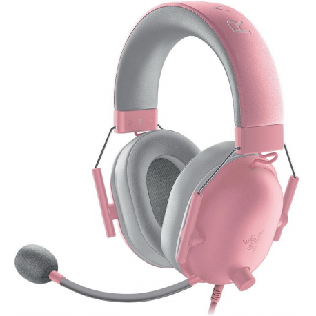 Razer BlackShark V2 X - Headset - full size - Bluetooth - wireless, wired - 3.5 mm jack - noise isolating - white - 0
