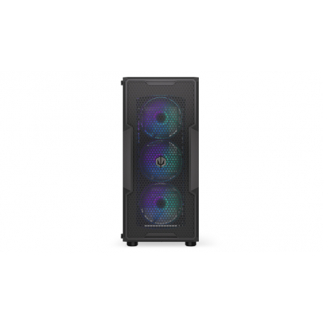 Endorfy Regnum 400 ARGB - PC case - ATX - windowed side panel (tempered glass) - no power supply (ATX) - black - USB / Audio - 30