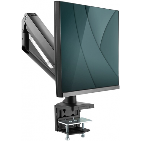 DIGITUS Single Gas Spring Monitor Desk Mount 35inch 15kg max black