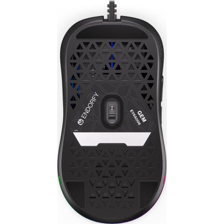 Endorfy GEM - Mouse - optical - 6 buttons - wired - USB-C - black - retail - 10