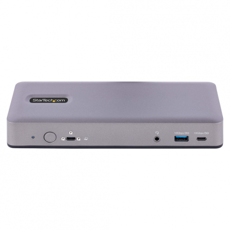 StarTech.com USB-C Docking Station - Multi Monitor HDMI / DP / DP Alt Mode USB-C Dock - 3x 4K30  /  2x 4K60 - 7-Port USB Hub - 60W Power Delivery - GbE - 3.5mm Audio - Works With Chromebook certified - Docking station - USB-C  /  Thunderbolt 3  /  Thunderbolt 4 - 2 x HDMI, 2 x DP, USB-C - GigE - 60 Watt - 2