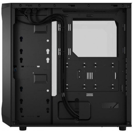 Fractal Design Focus 2 RGB - Tower - ATX - windowed side panel (tempered glass) - no power supply (ATX) - black TG clear tint - USB/Audio - 6