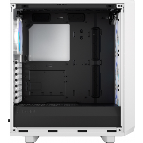 Fractal Design Meshify Meshify 2 Compact - Mid tower - ATX - windowed side panel (tempered glass) - no power supply (ATX) - white TG clear tint - USB/Audio - 9