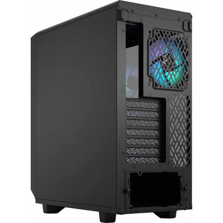 Fractal Design Meshify 2 Compact Lite - Mid tower - ATX - windowed side panel (tempered glass) - no power supply (ATX) - black TG light tint - USB/Audio - 4