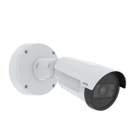 AXIS P1465-LE - Network surveillance camera - bullet - outdoor - weather resistant  /  impact resistant - colour (Day&Night) - 2 MP - 1920 x 1080 - auto iris - vari-focal - audio - GbE - MJPEG, H.265, H.264B, H.264H, H.264M - DC 10 - 28 V  /  PoE Class 3 - TAA Compliant - 2