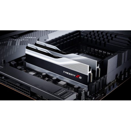 G.Skill Trident Z5 - DDR5 - kit - 32 GB: 2 x 16 GB - DIMM 288-pin - 6400 MHz / PC5-51200 - CL32 - 1.4 V - unbuffered - non-ECC - metallic silver - 5