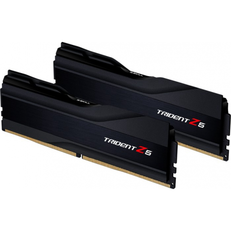 G.Skill Trident Z5 - DDR5 - kit - 32 GB: 2 x 16 GB - DIMM 288-pin - 6400 MHz / PC5-51200 - CL32 - 1.4 V - unbuffered - non-ECC - matte black - 1