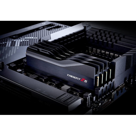 G.Skill Trident Z5 - DDR5 - kit - 32 GB: 2 x 16 GB - DIMM 288-pin - 6400 MHz / PC5-51200 - CL32 - 1.4 V - unbuffered - non-ECC - matte black - 6