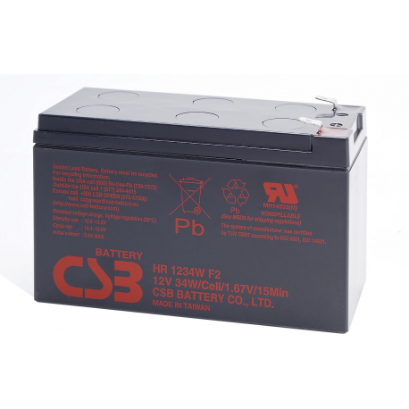 CSB HRL Series HRL 1234W - UPS battery - Lead Acid - 34 Wh - 0