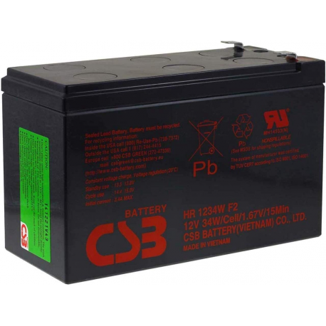 CSB HRL Series HRL 1234W - UPS battery - Lead Acid - 34 Wh - 1