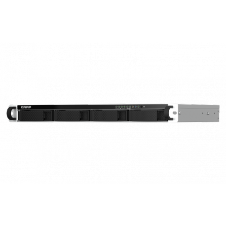 QNAP TS-464 - NAS server - 4 bays - rack-mountable - SATA 6Gb / s - RAID RAID 0, 1, 5, 6, 10, JBOD - RAM 8 GB - 2.5 Gigabit Ethernet - iSCSI support - 1U - 3