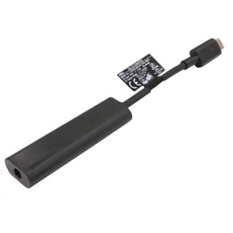 Dell - Power adapter - DC jack 4.5 mm (F) to USB-C (M) - 5  /  20 V - with 1-Year Advanced Exchange Service - for Latitude 3120, 73XX, 73XX 2-in-1, 7410 2-in-1, 74XX, 7520, 94XX 2-in-1; Precision 5550 - 0