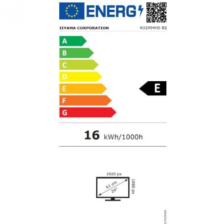 iiyama ProLite XU2494HS-B2, black