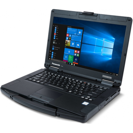 Panasonic Toughbook 55 - Rugged - 180-degree hinge design - Intel Core i5 1145G7  /  2.6 GHz - vPro - Win 11 Pro - UHD Graphics - 8 GB RAM - 512 GB SSD NVMe - 14" 1920 x 1080 (Full HD) - Wi-Fi 6 - 4G LTE - kbd: German - 2