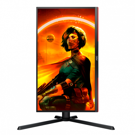 AOC Gaming 25G3ZM / BK - G3 Series - LED monitor - gaming - 25" (24.5" viewable) - 1920 x 1080 Full HD (1080p) @ 240 Hz - VA - 300 cd / m² - 3000:1 - 0.5 ms - 2xHDMI, DisplayPort - black, red - 19