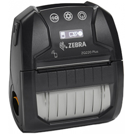 ZQ220 Plus, 80mm mobile printer, receipt label, BT5.0, NFC, CPCL ESC-POS, USB cable and charging, Belt clip, English/Latin/C