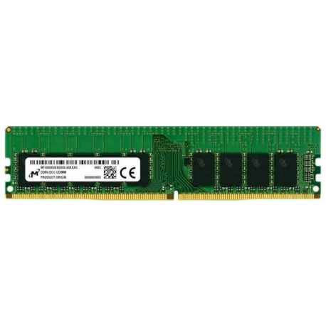 Server Memory Module|MICRON|DDR4|16GB|UDIMM|3200 MHz|CL 22|1.2 V|MTA18ASF2G72AZ-3G2R1R