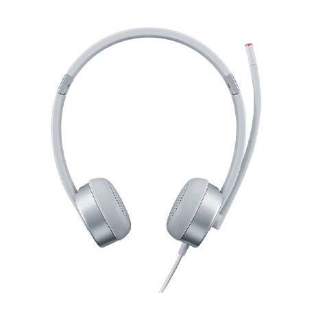 Lenovo 100 - Headset - on-ear - wired - 3.5 mm jack - for IdeaPad S340-14; ThinkCentre M90a Gen 3; M90a Pro Gen 3; M90q Gen 2; M90t Gen 3 - 0