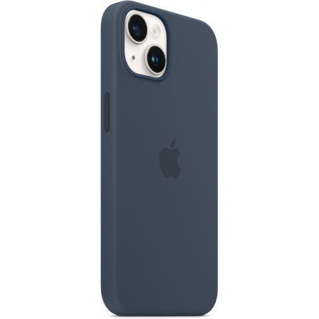 Apple - Back cover for mobile phone - MagSafe compatibility - silicone - storm blue - for iPhone 14 - 5