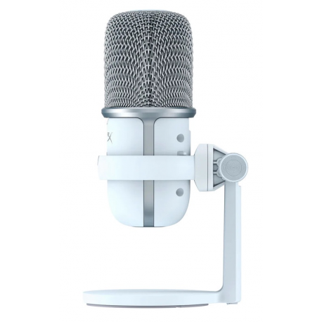 HyperX SoloCast - Microphone - USB - white - for Victus by HP Laptop 15, 16; Laptop 14, 15, 17; Pavilion x360 Laptop; Pro 290 G9 - 1
