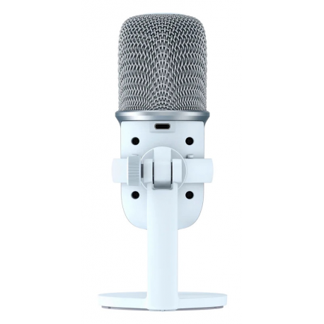 HyperX SoloCast - Microphone - USB - white - for Victus by HP Laptop 15, 16; Laptop 14, 15, 17; Pavilion x360 Laptop; Pro 290 G9 - 2