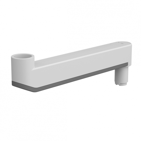 Ergotron CareFit Combo Extender - Mounting component (cable cover, extender arm, end caps) - plastic, aluminium - white - arm mountable - for P / N: 45-618-251, 45-619-251, 45-621-251, 45-622-251 - 0