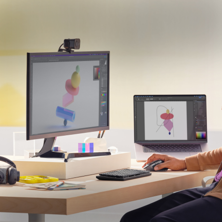 Logitech Master Series MX Master 3S for Mac - Mouse - ergonomic - optical - 7 buttons - wireless - Bluetooth, 2.4 GHz - Logitech Logi Bolt USB receiver - space grey - for Apple MacBook - 8