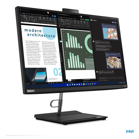 Lenovo ThinkCentre M30a 23.8" FHD i5-1240P/8GB/256GB/Intel Iris Xe/WIN11 Pro/ENG kbd/Black/1Y Warranty