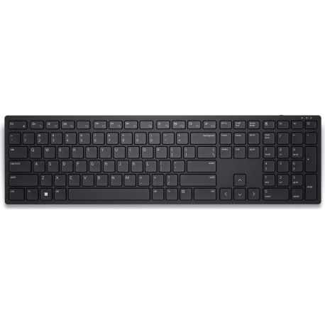 Dell KB500 - Keyboard - wireless - 2.4 GHz - QWERTY - US International - black - with 3 years Advanced Exchange Service - 0
