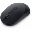Dell MS300 - Mouse - full size - optical LED - 3 buttons - wireless - 2.4 GHz - USB wireless receiver - black - with 3 years Advanced Exchange Service