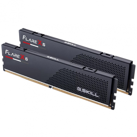 G.Skill Flare X5 - DDR5 - kit - 32 GB: 2 x 16 GB - DIMM 288-pin low profile - 6000 MHz / PC5-48000 - CL32 - 1.35 V - unbuffered - non-ECC - matte black - 2